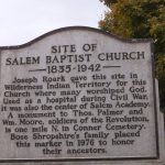 Salem Baptist Church Historical Marker