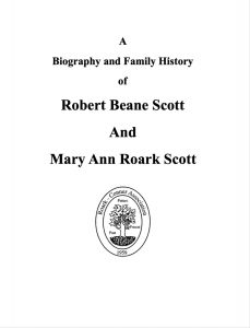 Front Cover Robert and Mary Ann Scott