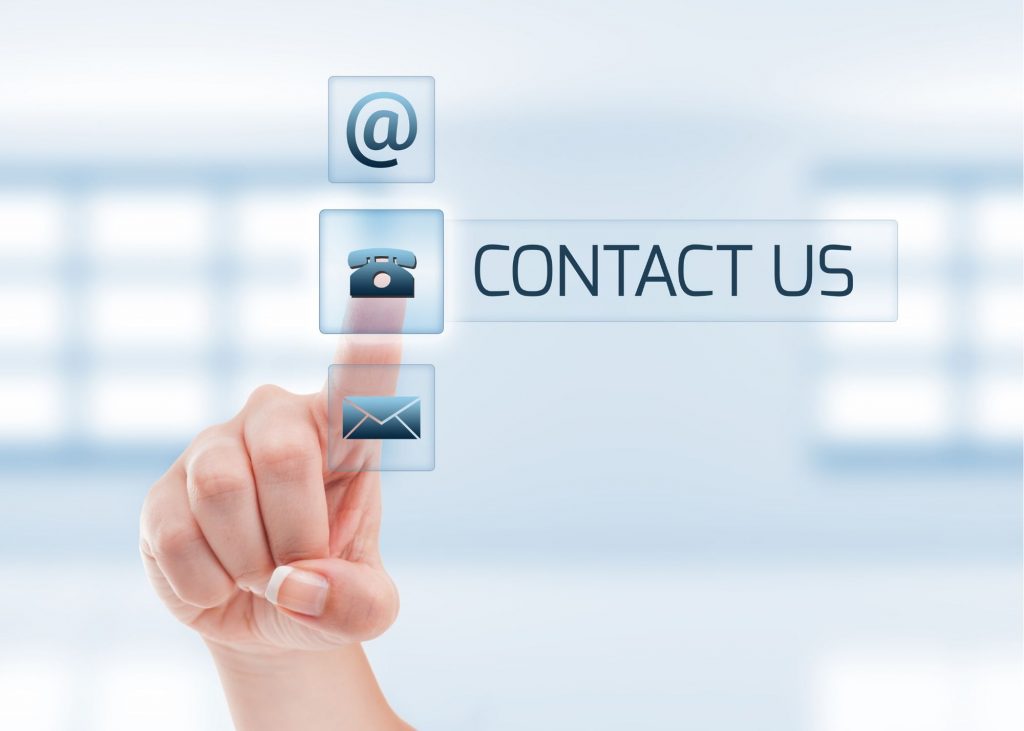 Contact us button