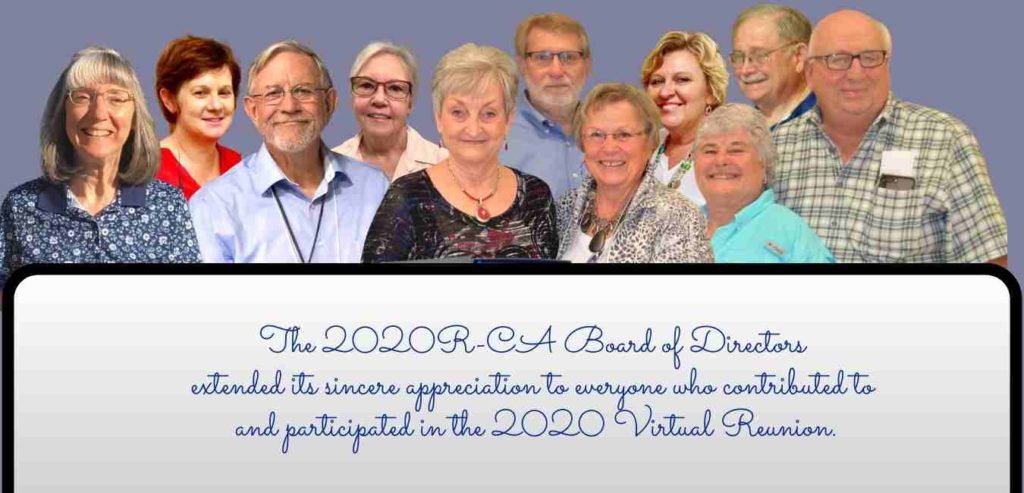 2020 Board of Directors Thank You