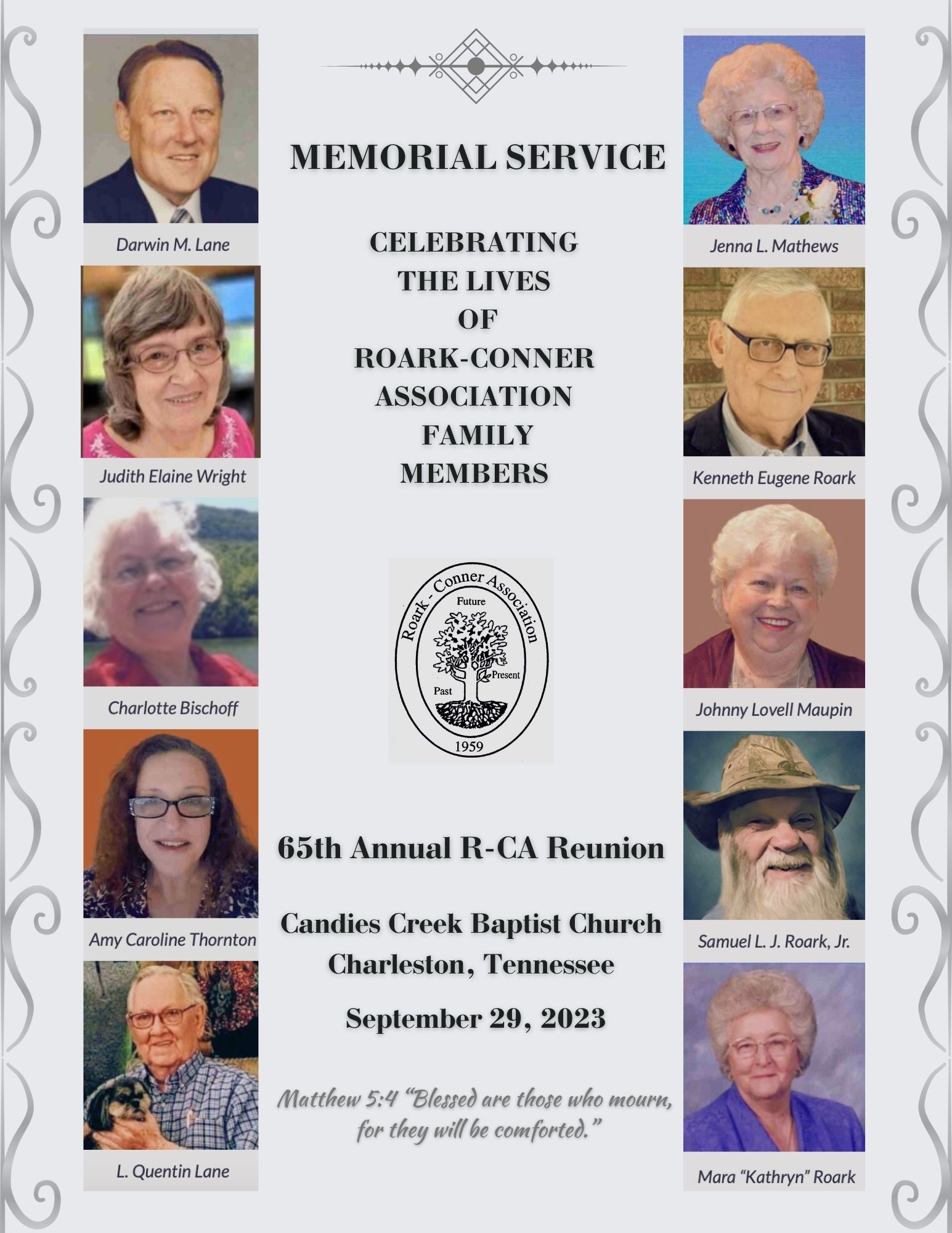 2023 Memorial Service