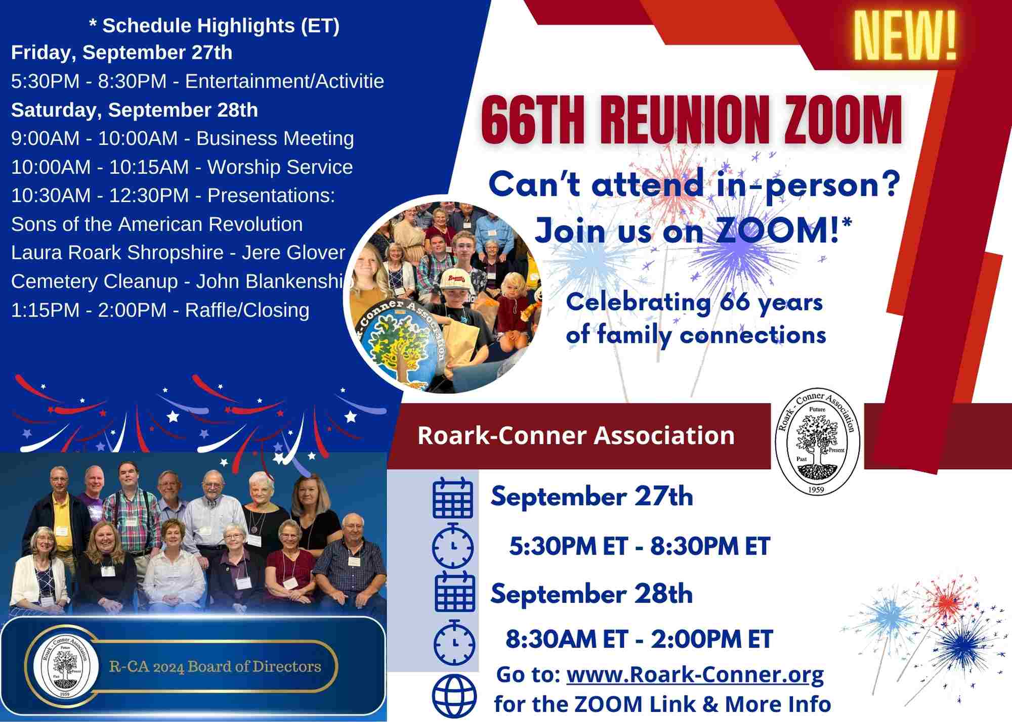 66th Reunion Zoom Meeting