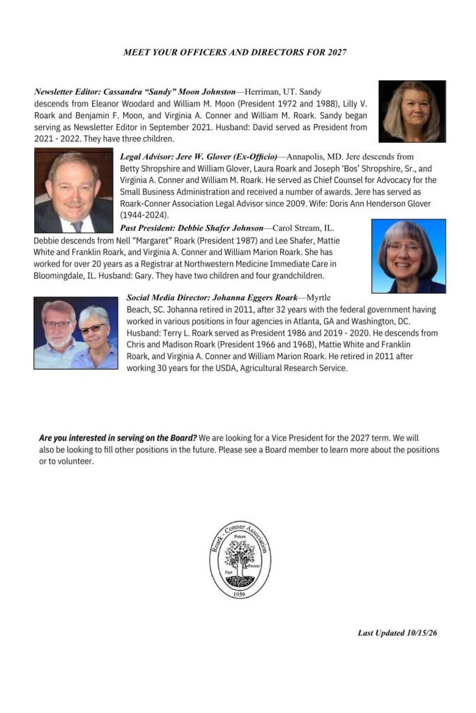 Meet Your Officers and Directors