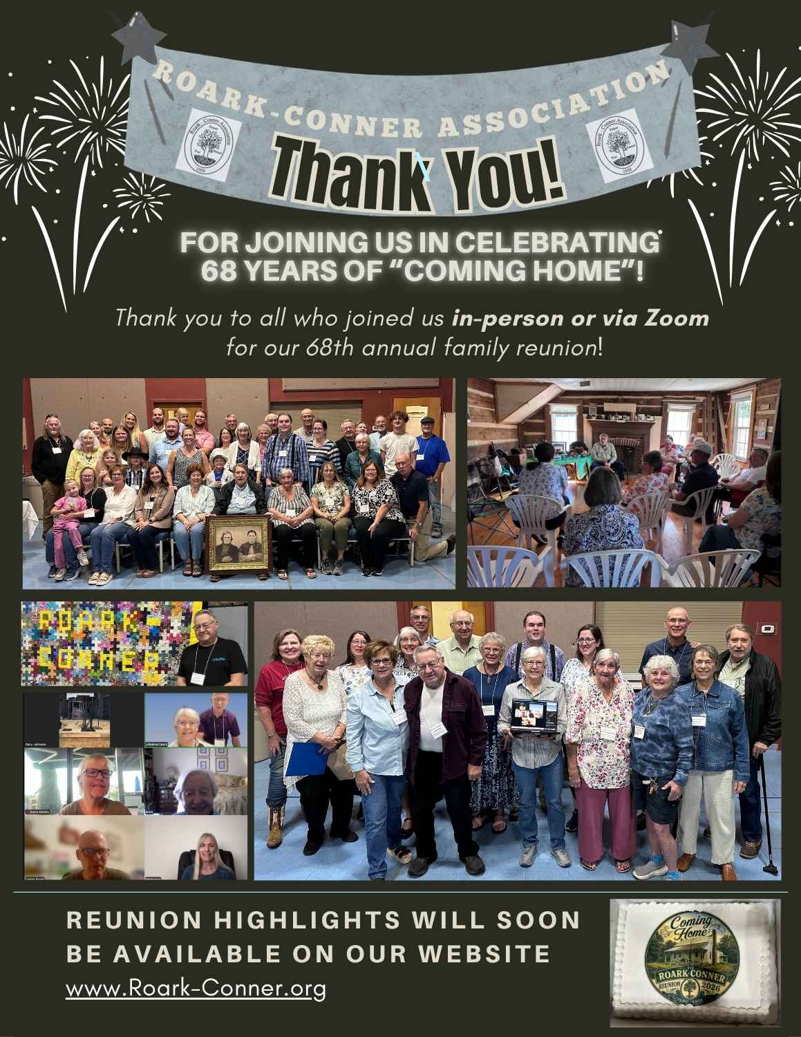 Thank You 2026 68th Reunion